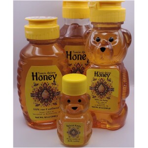 Honey Lover’s Assortment Pack – 12 oz & 16 oz Squeeze Bottles, 12 oz and 2 oz Bear Bottles