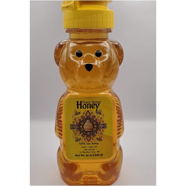 12 Oz (340 g) Big Bear - Pure Raw Honey - Image 5