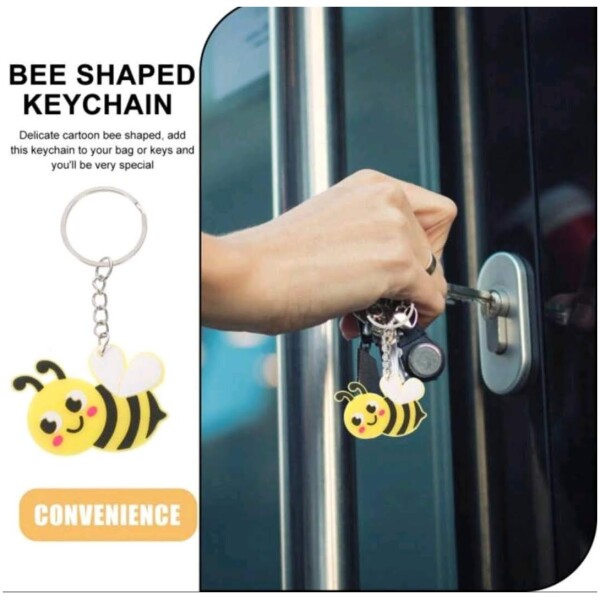 Bee-Shaped Key Charm – Cute and Stylish Accessory for Bee Lovers - Image 2