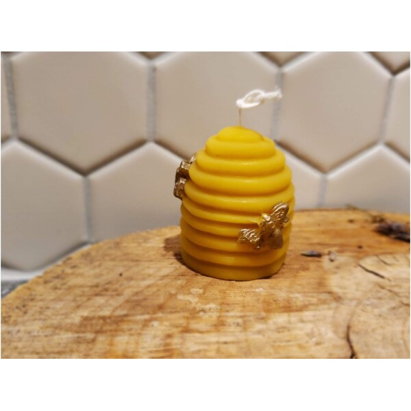Natural Wax Candle, Small - Image 4