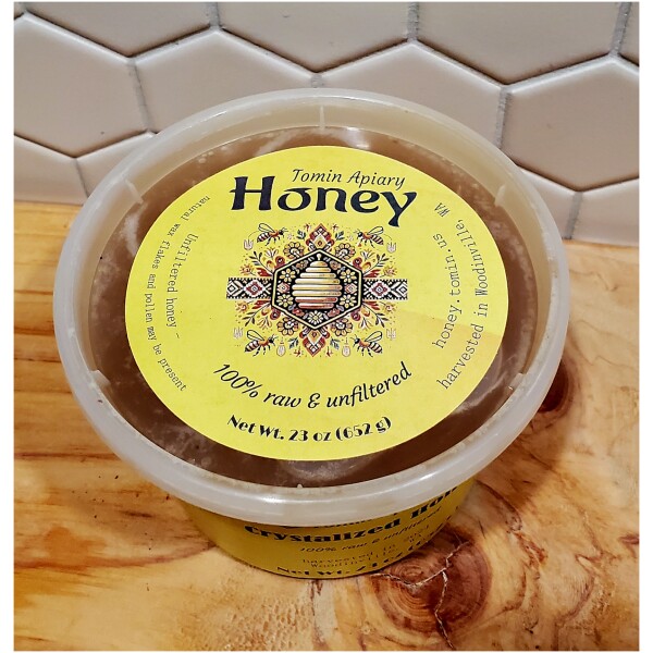 23 Oz (652 g) - Crystalized Pure Raw Honey - Image 3